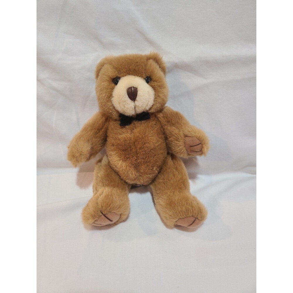 Steven Smith Brown Teddy Bear Black Bow Tie Plush Toy Stuffed Animal
